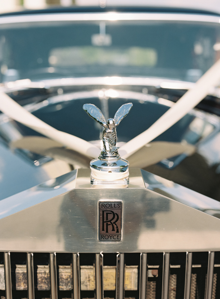 The Rolls Royce from Coats Classic Cards is ready for the couple.