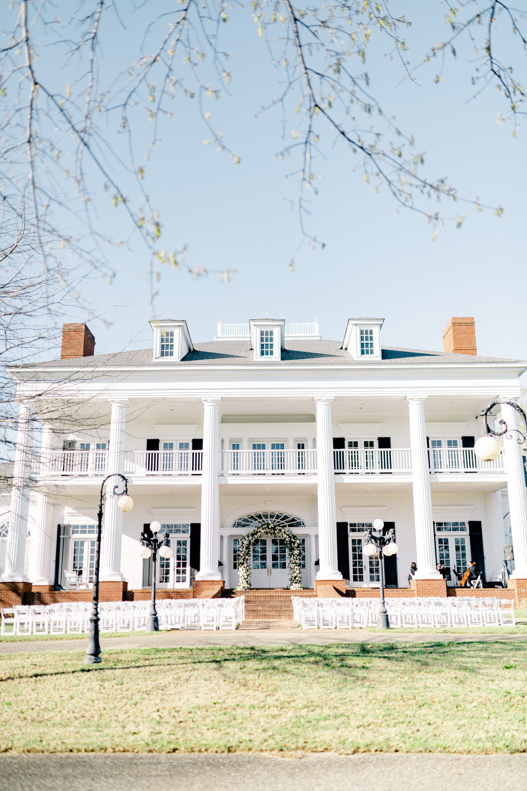 The wedding venue Marsgate is set for a spring ceremony in Eclectic, Alabama.